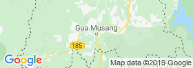 Gua Musang map
